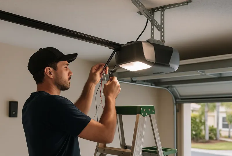 Garage Door Spring Replacement in Fisherville